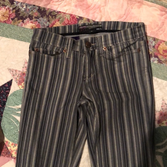 Joe’s Jeans Blue Striped Flare Jeans - Picture 3 of 5